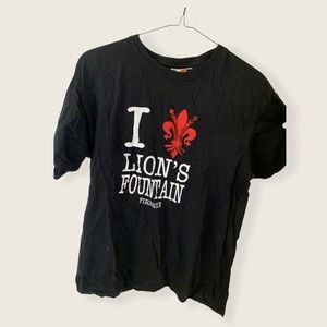 Florence Italy Lions Fountain TShirt